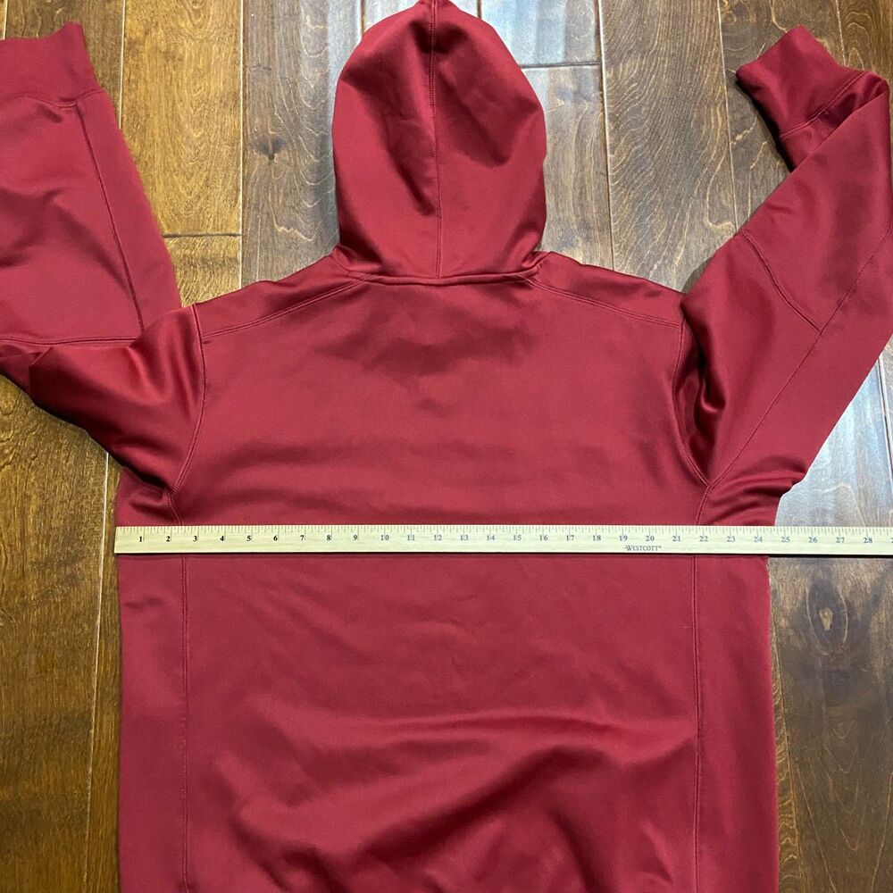 Nike Athletic Thermafit NCAA Alabama Crimson Tide Maroon Hoodie Men's Size Large - Picture 8 of 9